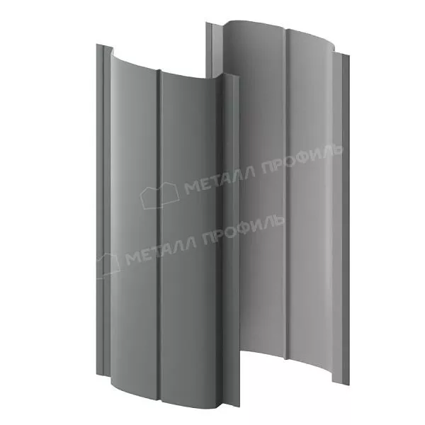 Штакетник металлический МЕТАЛЛ ПРОФИЛЬ ELLIPSE-T 19х126 (ПЭ-01-7005-0.45) купить в краснодаре
