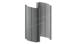 Штакетник металлический МЕТАЛЛ ПРОФИЛЬ ELLIPSE-T 19х126 (ПЭ-01-7005-0.45). Цена: 942 руб. Артикул: 39486