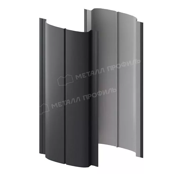 Штакетник металлический МЕТАЛЛ ПРОФИЛЬ ELLIPSE-T 19х126 (ПЭ-01-7024-0.4) купить в краснодаре