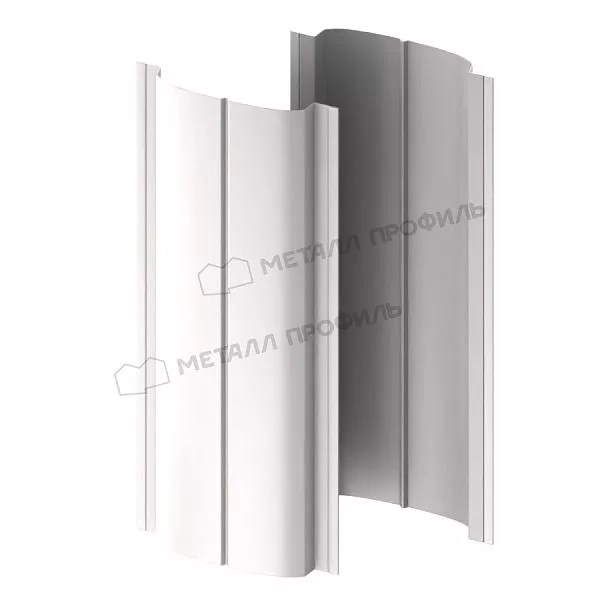 Штакетник металлический МЕТАЛЛ ПРОФИЛЬ ELLIPSE-T 19х126 NormanMP (ПЭ-01-9003-0.5) купить в краснодаре