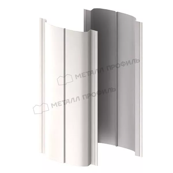 Штакетник металлический МЕТАЛЛ ПРОФИЛЬ ELLIPSE-T 19х126 (PURMAN-20-9010-0.5) купить в краснодаре