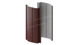 Штакетник металлический МЕТАЛЛ ПРОФИЛЬ ELLIPSE-T 19х126 NormanMP (ПЭ-01-RR32-0.5). Цена: 1008 руб. Артикул: 39651