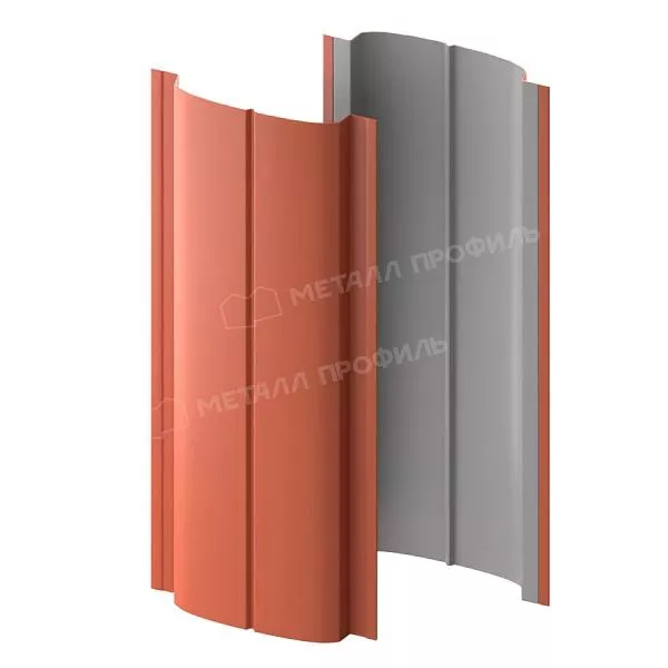 Штакетник металлический МЕТАЛЛ ПРОФИЛЬ ELLIPSE-T 19х126 (PURETAN-20-RR750-0.5) купить в краснодаре