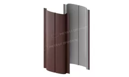 Штакетник металлический МЕТАЛЛ ПРОФИЛЬ ELLIPSE-T 19х126 (VikingMP-01-RR32-0.45). Цена: 1008 руб. Артикул: 39645