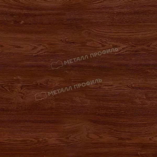 Штакетник металлический МЕТАЛЛ ПРОФИЛЬ ELLIPSE-O 19х126 (ECOSTEEL-01-МореныйДуб-0.5) купить в краснодаре