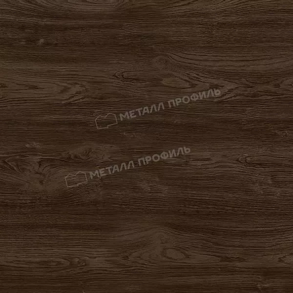 Штакетник металлический МЕТАЛЛ ПРОФИЛЬ ELLIPSE-T 19х126 (ECOSTEEL_МАД-01-МореныйДуб-0.5) купить в краснодаре
