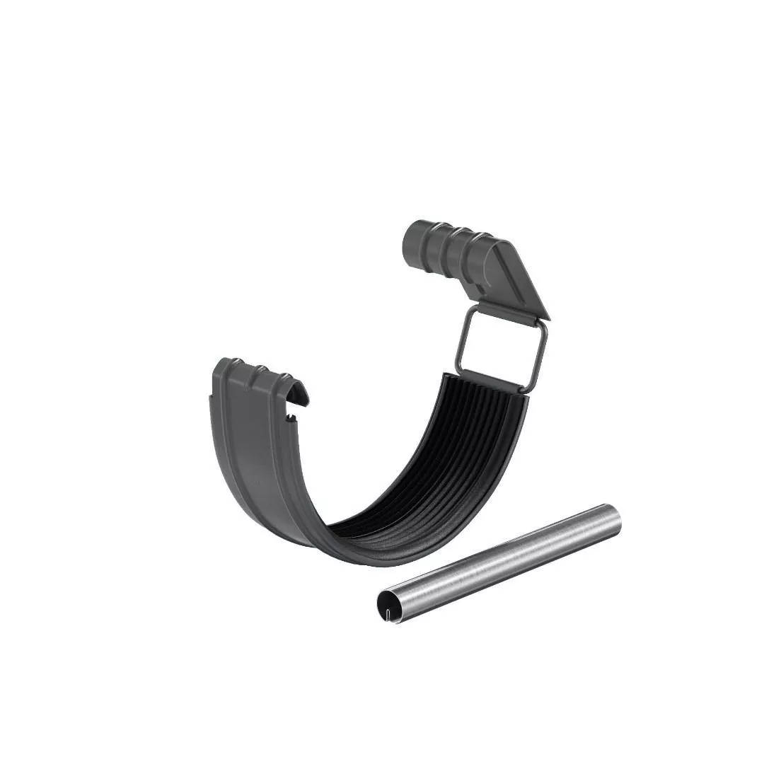 Соединитель желоба в комплекте 125/90. AQUASYSTEM КОМФОРТ. RAL 7024 Темно-серый купить в краснодаре