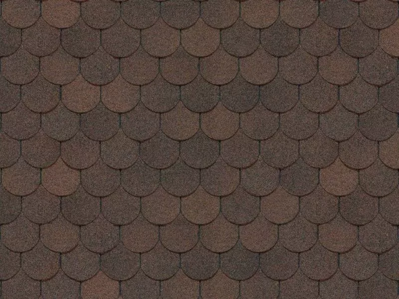 Гибкая черепица Docke PIE EUROPA Купол Коричневый купить в краснодаре