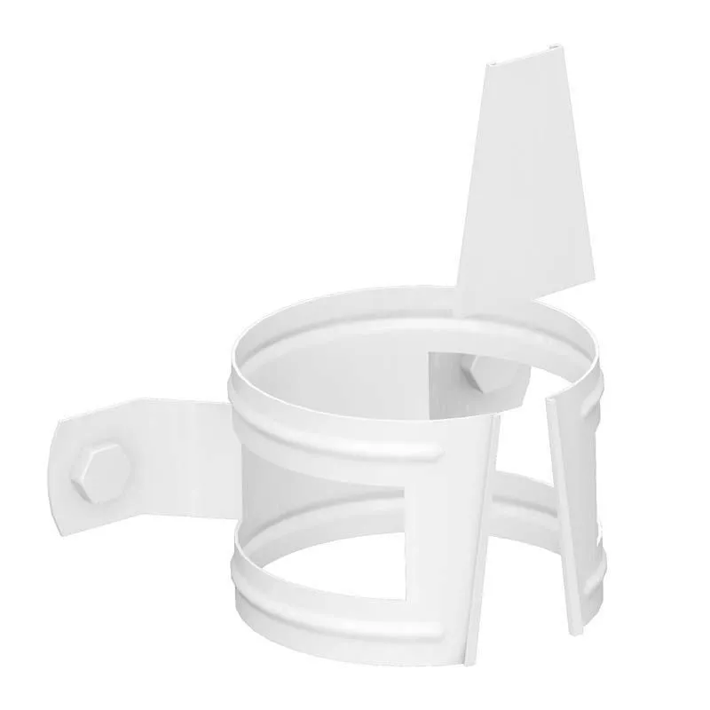 Держатель трубы на дерево Металл Профиль Престиж D100 RAL 9010 Белый купить в краснодаре