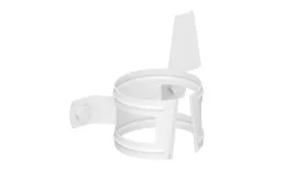 Держатель трубы на дерево Металл Профиль Престиж D100 RAL 9010 Белый. Артикул: MP-VS15_5