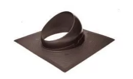 Проходной элемент Krovent Base-VT 125/150 при монтаже мягкой кровли. Цена: 1206 руб. Артикул: Krovent12