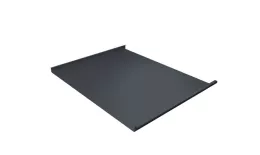 Фальц двойной стоячий 0,5 PurPro с пленкой на замках RAL 7024 мокрый асфальт. Цена: 1146 руб. Артикул: 37584