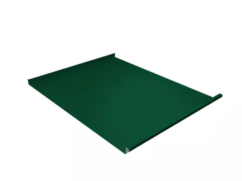 Фальц двойной стоячий Grand Line 0,45 Drap TR с пленкой на замках RAL 6005 зеленый мох купить в краснодаре