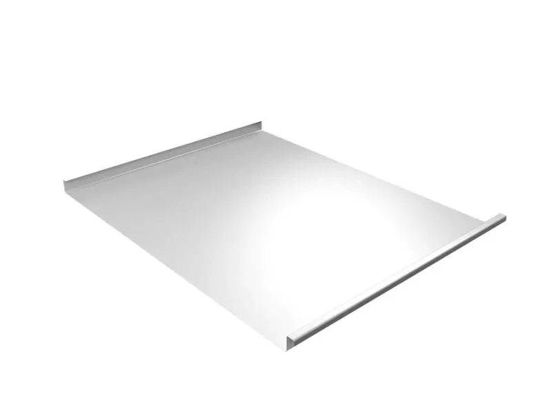 Фальц двойной стоячий Grand Line 0,45 Drap TX с пленкой на замках RAL 9003 сигнальный белый купить в краснодаре