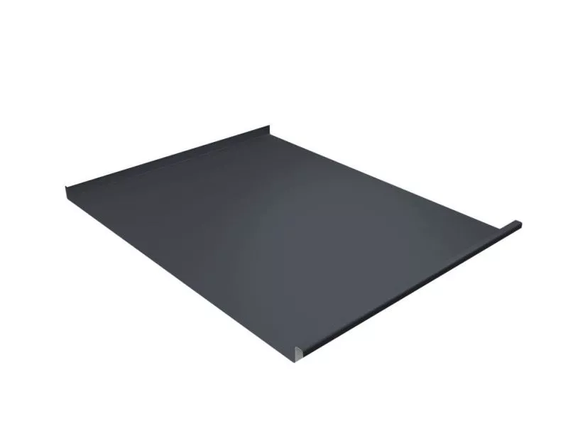 Фальц двойной стоячий Grand Line 0,5 PurLite Matt с пленкой на замках RAL 7024 мокрый асфальт купить в краснодаре