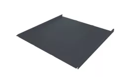 Фальц двойной стоячий Line Grand Line 0,45 Drap TwinColor с пленкой на замках RAL 7024 мокрый асфальт. Цена: 693 руб. Артикул: 47071