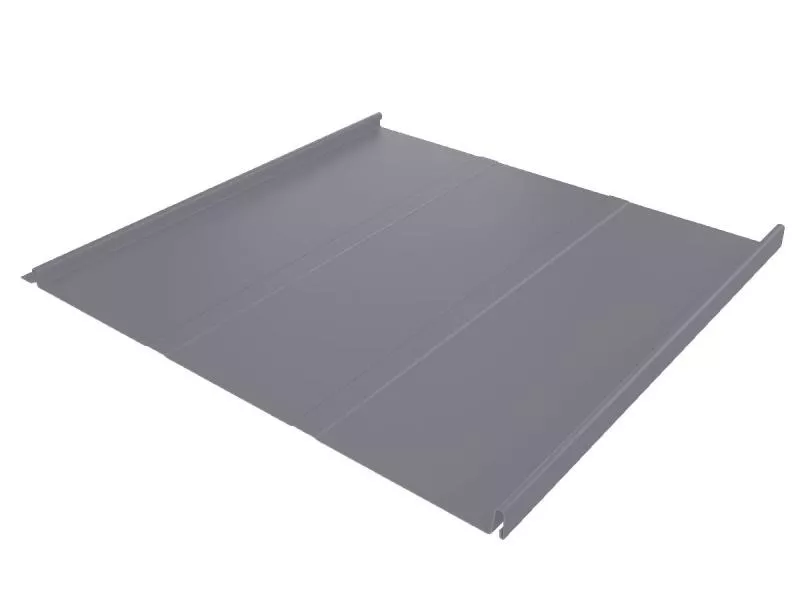 Фальц двойной стоячий Line Grand Line 0,45 Drap TX с пленкой на замках RAL 7004 сигнальный серый купить в краснодаре