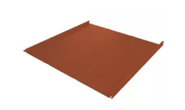 Фальц двойной стоячий Line Grand Line 0,45 Drap TX с пленкой на замках RAL 8004 терракота. Цена: 629 руб. Артикул: 37637