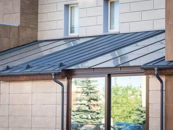 Двойной стоячий фальц Line GL Rooftop Matte Стальной Бархат 0.5 мм RAL 7016 Антрацитово-серый купить в краснодаре