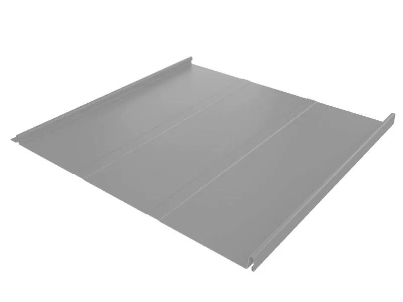 Фальц двойной стоячий Line Grand Line 0,5 Satin с пленкой на замках RAL 9006бело-алюминиевый купить в краснодаре