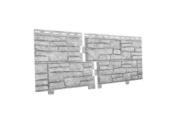 Фасадные (цокольные) панели Ю-Пласт Стоун Хаус Сланец светло-серый – Купить оптом и в розницу