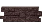 Фасадные панели Grand Line Дикий камень Classic Шоколадный – Купить оптом и в розницу