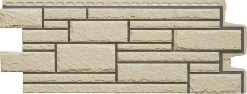 Фасадные панели Grand Line Камелот Design бежевый со швом RAL 7006 купить в краснодаре