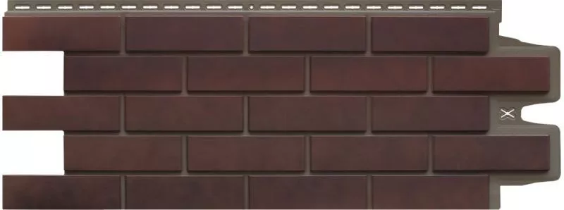 Фасадные панели GRAND LINE Коллекция Клинкерный Кирпич Design Plus Кофе с темно-бежевым швом купить в краснодаре