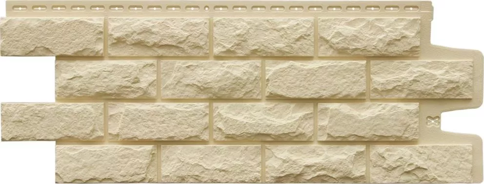 Фасадные панели Grand Line Колотый камень Classic бежевый купить в краснодаре