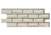 Фасадные панели Grand Line Колотый камень Design молочный со швом RAL 7006 – Купить оптом и в розницу