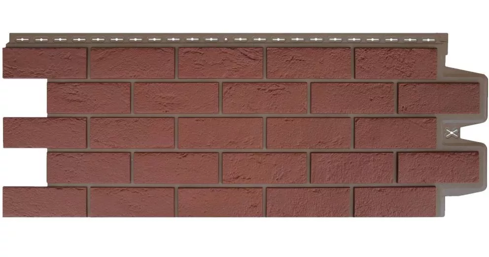 Фасадные панели GRAND LINE Коллекция Состаренный Кирпич Design Plus Корица с темно-бежевым швом купить в краснодаре