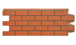 Фасадные панели GRAND LINE Коллекция Состаренный Кирпич Design терракотовый со швом RAL 7006. Цена: 730 руб. Артикул: FP_GLN012_2