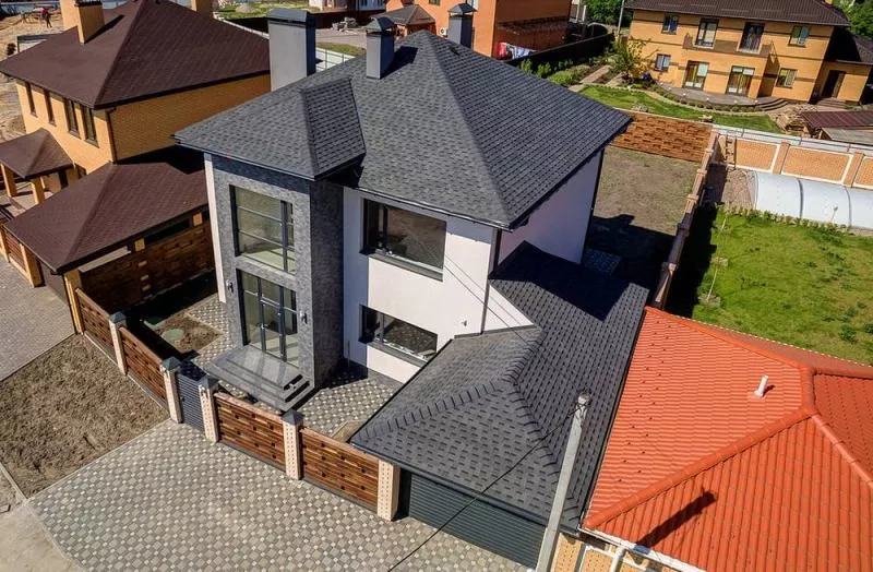 Гибкая черепица ТехноНИКОЛЬ Shinglas/Шинглас Фазенда серый купить в краснодаре