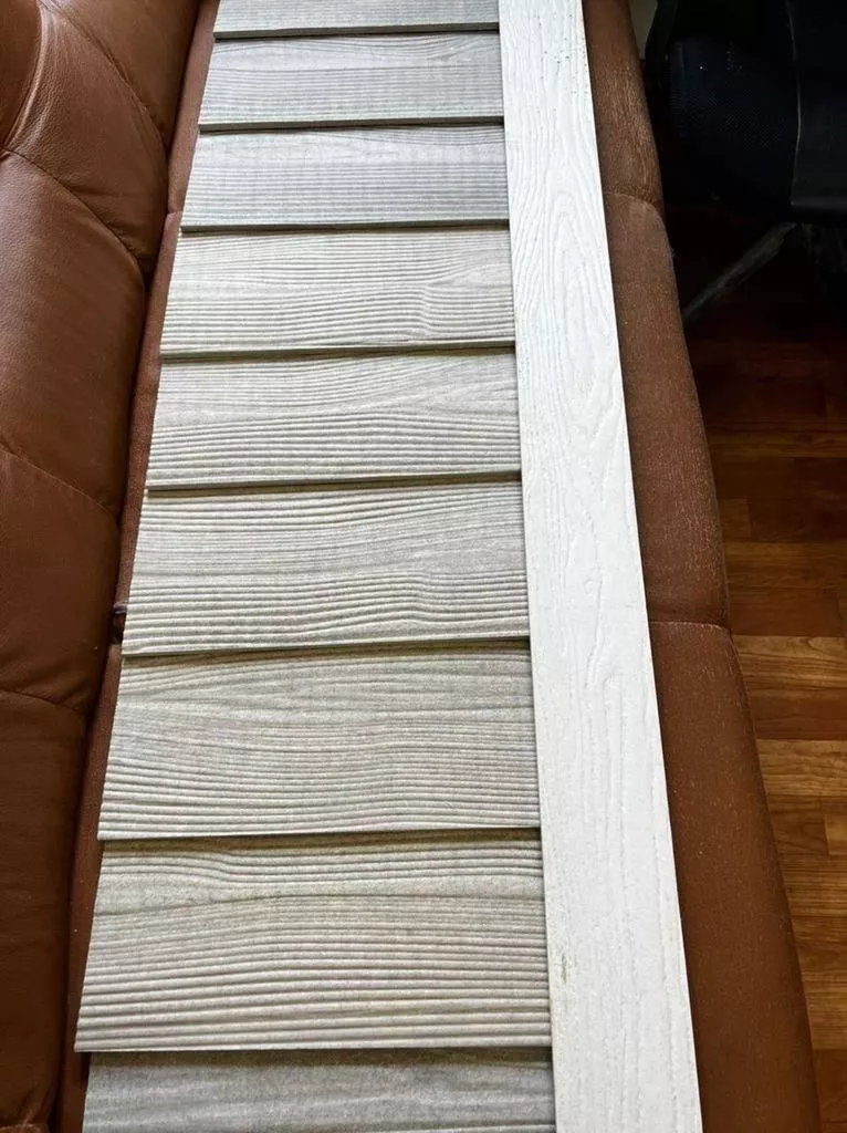 FCS Кедр 8мм, серый  в массе Фиброцементный сайдинг купить в краснодаре