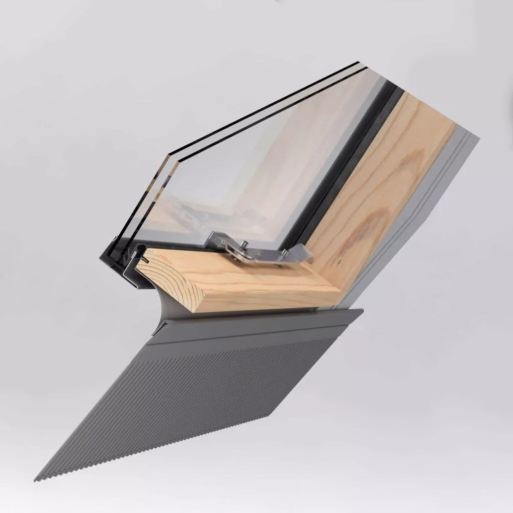 FE 4573 В400 Люк для холодной кровли с окладом Rooflite 45х73см купить в краснодаре