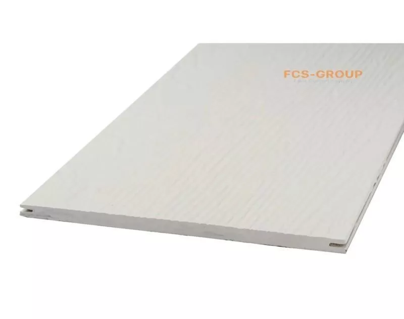 Фиброцементный сайдинг FCS Line паз-паз ФАКТУРА ДЕРЕВА серый в массе купить в краснодаре