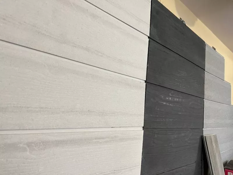 Фиброцементный сайдинг FCS wood click шип-паз ФАКТУРА ДЕРЕВА серый в массе купить в краснодаре