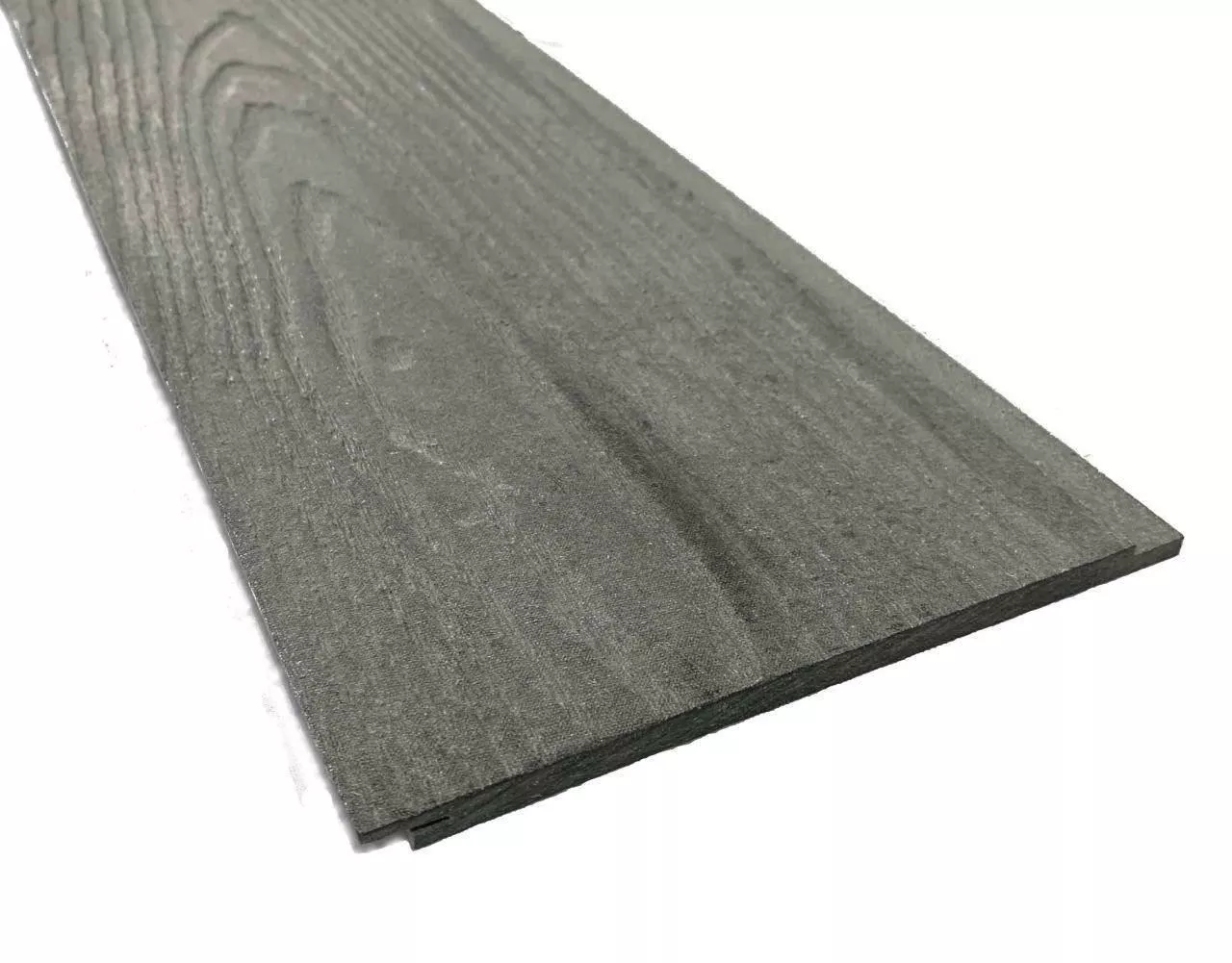 Фиброцементный сайдинг FCS wood click шип-паз ФАКТУРА ДЕРЕВА серый в массе купить в краснодаре