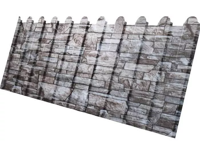 Профнастил C8 A для забора фигурный Grand Line Print Elite 0,45 мм Fine Stone Камень купить в краснодаре