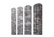 Штакетник Grand Line Twin фигурный 0,45 Print Elite Fine Stone Камень – Купить оптом и в розницу