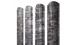Штакетник Grand Line Slim Полукруглый фигурный 0,45 Print Elite Fine Stone Камень. Цена: 162 руб. Артикул: Slim_Fig_029