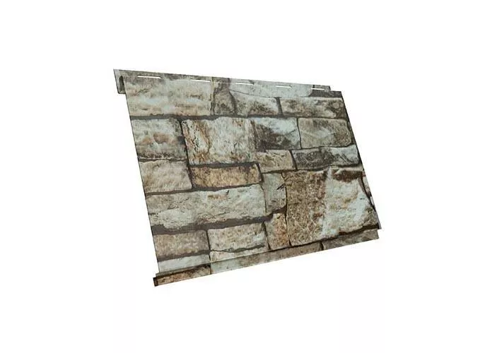 Металлический сайдинг Grand Line Вертикаль Классик Print Elite Камень купить в краснодаре