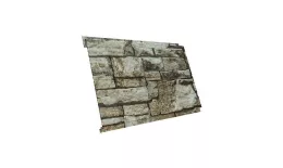 Металлический сайдинг Grand Line Вертикаль Line Print Elite Камень. Цена: 1218 руб. Артикул: GrandLine-MS609