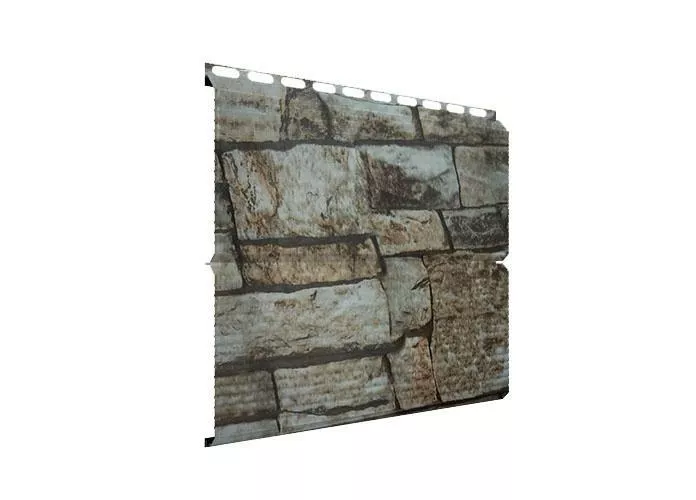 Металлический сайдинг Grand Line ЭкоБрус Гофр Colority Print 0,45 мм Камень купить в краснодаре