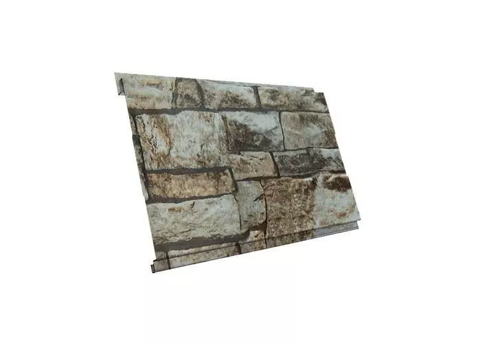 Металлический сайдинг Grand Line Вертикаль Проф Print Elite Камень купить в краснодаре