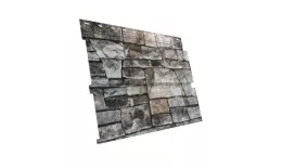 Металлический сайдинг Grand Line Квадро Брус Print Elite Камень. Цена: 1218 руб. Артикул: GrandLine-MS879