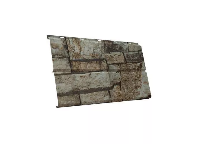 Металлический сайдинг Grand Line ЭкоБрус 3D Colority Print 0,45 мм Камень купить в краснодаре