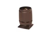 FLOW 125S вентиляционный выход + основание 250x250 коричневый – Купить оптом и в розницу