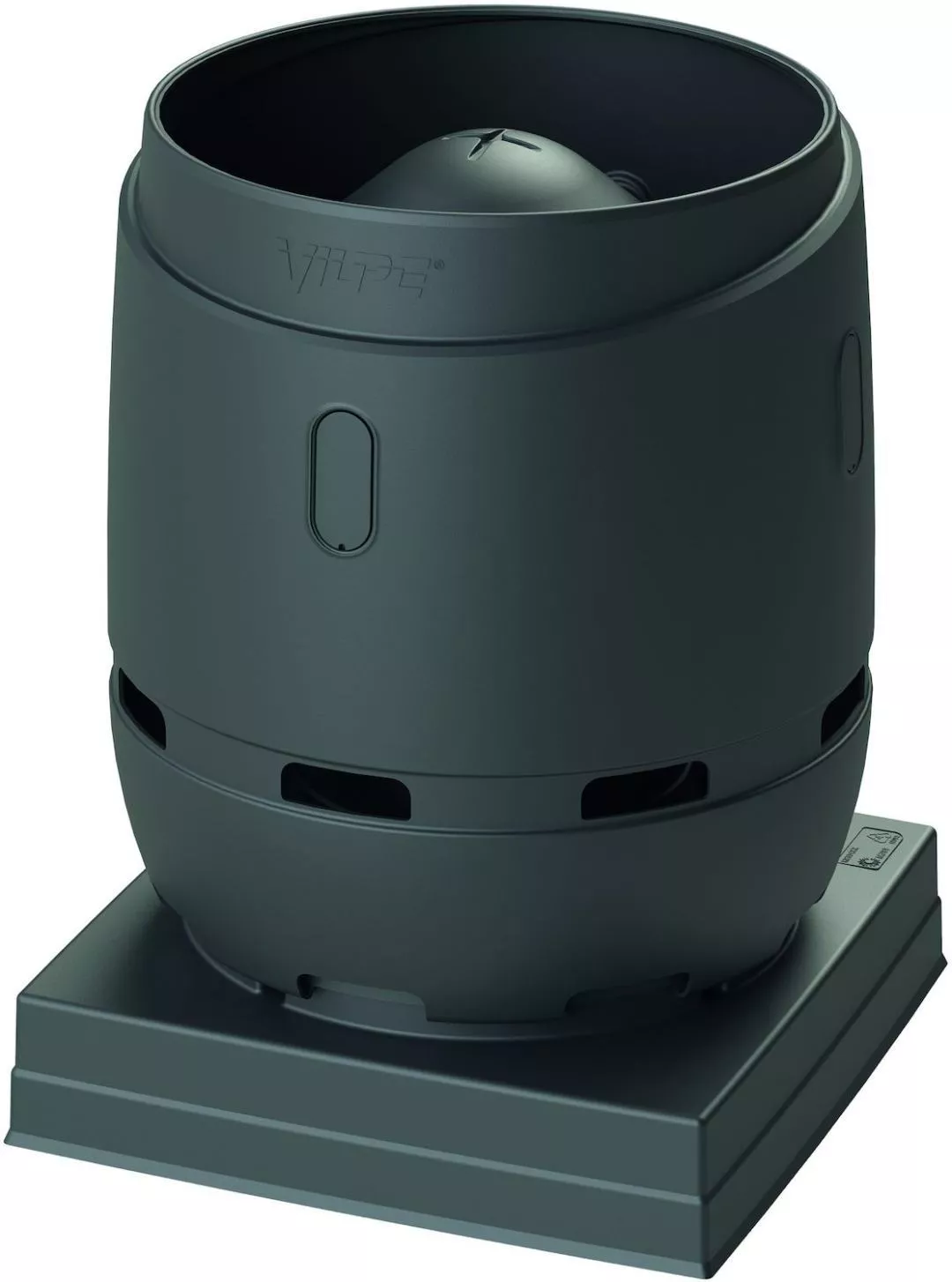 FLOW 400S 2XL вентиляционный выход + основание 724x724 черный купить в краснодаре