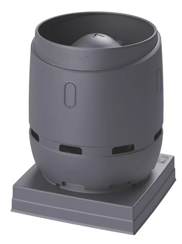 FLOW 400S 2XL вентиляционный выход + основание 724x724 серый купить в краснодаре